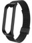 Xiaomi Mi Band 6 Uyumlu Kordon Milano Çelik Kayış Hasır Örme Kordon Siyah 2