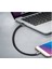 Apple iphone Uyumlu Lightning Deri Bileklik Şarj Data Kablosu 22 cm 4