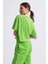 Cepli Regular Fit Bağcıklı Kadın Eşofman Altı - Yeşil Yeşil - M 3