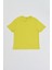 Regular Fit Kısa Kollu Kadın Tişört - Sarı Sarı - M 1