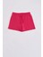 Cepli Regular Fit Bağcıklı Kadın Şort - Pembe Pembe - Xs 2