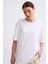 Regular Fit Kısa Kollu Kadın Tişört - Beyaz Beyaz - Xs 4