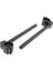 2 Parça Cnc Motosiklet Alüminyum Klip Kolu Çubukları 48MM - Siyah(Yurt Dışından) 5