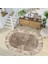 Dijital Baskı Yıkanabilir Kaymaz Taban Oval Salon Halısı RVG7189-HT487 1