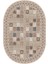 Dijital Baskı Yıkanabilir Kaymaz Taban Oval Salon Halısı RVG7188-HT029 2