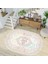 Dijital Baskı Yıkanabilir Kaymaz Taban Oval Salon Halısı RVG7207-HY1057 1