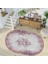 Dijital Baskı Yıkanabilir Kaymaz Taban Oval Salon Halısı RVG7213-HT199 1