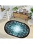 Dijital Baskı Yıkanabilir Kaymaz Taban Oval Salon Halısı RVG7232-SD1023 1