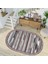 Dijital Baskı Yıkanabilir Kaymaz Taban Oval Salon Halısı RVG7233-SD240 1