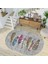 Dijital Baskı Yıkanabilir Kaymaz Taban Oval Salon Halısı RVG7235-SD289 1