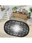 Dijital Baskı Yıkanabilir Kaymaz Taban Oval Salon Halısı RVG7267-SD1022 1