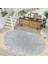 Dijital Baskı Yıkanabilir Kaymaz Taban Oval Salon Halısı RVG7249-HS180 1