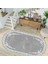 Dijital Baskı Yıkanabilir Kaymaz Taban Oval Salon Halısı RVG7260-HY940 1