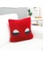 Peluş Kirpik Kırlent Kılıfı Kırmızı 40 x 40 Cm 1