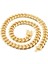 Taşlı Gold 60 Cm. 10 Mm. Erkek Bayan Çelik Zincir ES50SR 1