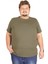 Büyük Beden Erkek Tshirt Bisiklet Yaka Basic 20031 2