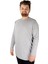 Büyük Beden Erkek Tshirt Likralı Bisiklet Yaka 20102 Grimelanj 3