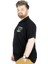 Büyük Beden T-Shirt Polo MD500E 22342 Siyah 2