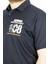 Büyük Beden T-Shirt Polo Skipper Crew 22341 Lacivert 2