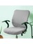 Streç Bilgisayar Sandalye Kapak Slipcover Döner Sandalye Kapak Dönen Sandalye Gri 3