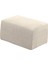 Foothool Kapak Dikdörtgen Osmanlı Slipcovers Katlanır Depolama Koruyucu Pouf Bej Xl 3