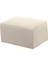 Foothool Kapak Dikdörtgen Osmanlı Slipcovers Katlanır Depolama Koruyucu Pouf Bej Xl 5