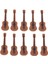 10 Adet Plastik Minyatür Gitar Mini Enstrümanlar Minyatür Bebek Evi Modeli Ev(Yurt Dışından) 2