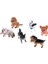 6pcs Minyatür Pet Puppy Figürleri Reçine Craft- 1/12 Dollhouse(Yurt Dışından) 1