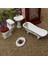 Prettyia 4pcs Beyaz Porselen Banyo Modeli Seti 1/12 Dollhouse Minyatür #1 White1 4