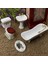 Prettyia 4pcs Beyaz Porselen Banyo Modeli Seti 1/12 Dollhouse Minyatür #1 White1 5