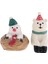 El Yapımı Dollhouse Reçine Yaratıcı Noel Süsleri Ayı Penguen Karikatür 1