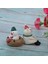 El Yapımı Dollhouse Reçine Yaratıcı Noel Süsleri Ayı Penguen Karikatür 3