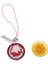 2pcs 1: 6 Dolyhouse Minyatürler Gıda Seti Meyve Suyu Dondurma Anahtar Zincirleri 2