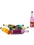 6pcs /set Minyatür Şarap Şişeleri Model Dollhouse Foods Aksesuarları 4
