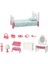 Dollhouse Mobilya Seti 1/12 Zengin Aksesuar Kızlar Için Birden Çok Tema Erkek Yatak Odası 1
