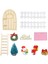 Bebek Evi Minyatür Kit Minyatür Sahne Noel Dekorasyonu Için Süsler 1