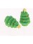 20 Adet Ahşap Tabanlı Minyatür Noel Ağacı, 2 cm Yükseklik Mini Noel Ağacı Modeli 4
