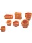 Dollhouse Garden Pot 3 Pcs 2