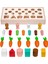Montessori Ahşap Oyuncaklar Eşleştirme Oyunu Yeniden Okul Öncesi Toys Toddler Için 1