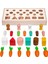 Montessori Ahşap Oyuncaklar Eşleştirme Oyunu Yeniden Okul Öncesi Toys Toddler Için 2