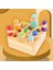 Montessori Silindir Soket Oyuncakları Gökkuşağı Peg Bebekler Çocuklar Için Beyin Gelişimi (Yurt Dışından) 5