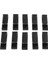 20X Siyah Plastik Toka Sırt Çantası Dokuma Kayışı Kemer Bitiş Klip 38 / 48MM (Yurt Dışından) 2