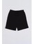 Organik Cepli Regular Fit Erkek Bermuda Şort Siyah Siyah Xl 2