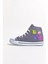 22-35 Numara Dudino Icon-Love Gri Kız Converse Ayakkabı 1