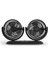 Fan Dönebilen Çift Kafa Araba Fan Ayarlanabilir Dashboard Masa Oto Fan Araç Kamyon Van Suv Rv Tekne Ev USB Gadgets (Yurt Dışından) 1