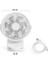 Mini Klip Masa Fan Şarj Edilebilir 360 ° Döndürmek Için Taşınabilir Usbfan Ev Ofis Yurt ve Yatak Odası Soğutucu (Yurt Dışından) 3
