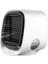 USB Mini Hava Soğutucu Fan Hava Soğutma Klima Gece Işık Taşınabilir Nemlendirme Masaüstü Hava Soğutucu Çok Işlevli Yaz Fanlar (Beyaz) (Yurt Dışından) 1