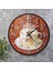 Dafhi Coffee Ahşap Duvar Saati 45x45 3