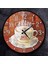 Dafhi Coffee Ahşap Duvar Saati 45x45 4