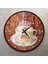 Dafhi Coffee Ahşap Duvar Saati 45x45 5